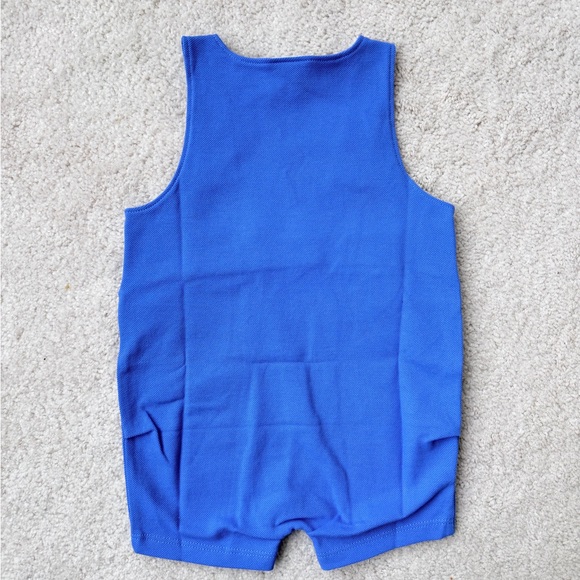 Bella Bliss Blue Baby Romper with snap closure - Picture 9 of 9